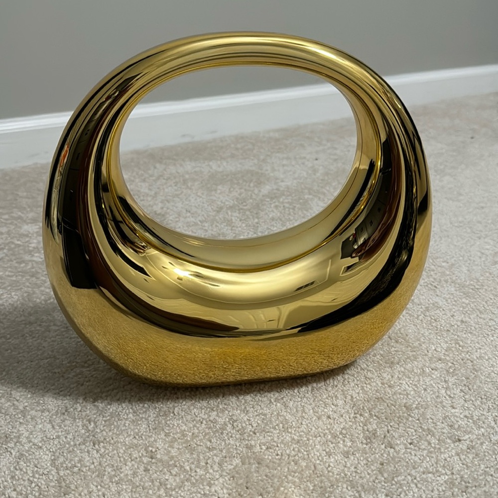 Gold handbag
